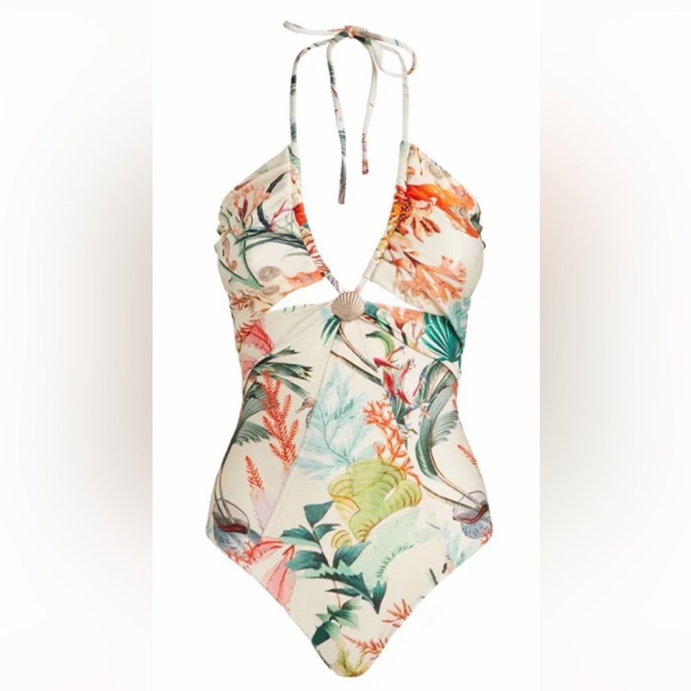 2 piece Tropical Swimsuit
